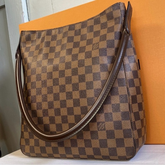 Louis Vuitton Damier Ebene Looping GM Shoulder Bag - Picture 3 of 17